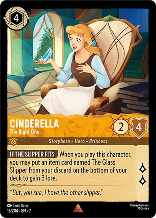 Image for Cinderella - The Right One (15/204) (7) - Disney Lorcana