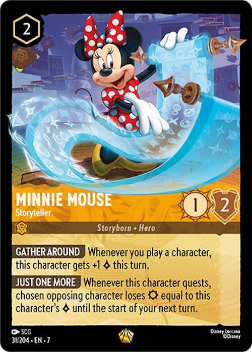 Image for Minnie Mouse - Storyteller (31/204) (7) - Disney Lorcana
