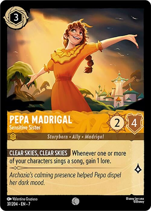 Image for Pepa Madrigal - Sensitive Sister (37/204) (7) - Disney Lorcana