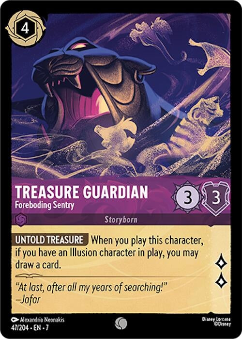 Image for Treasure Guardian - Foreboding Sentry (47/204) (7) - Disney Lorcana