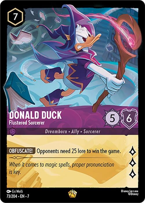 Donald Duck - Flustered Sorcerer (73/204) (7)