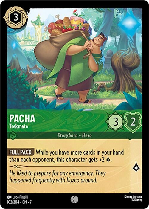Image for Pacha - Trekmate (102/204) (7) - Disney Lorcana
