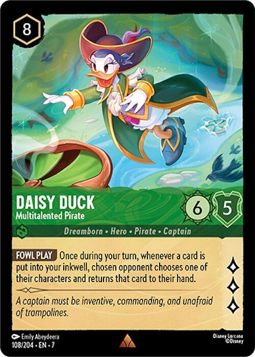 Daisy Duck - Multitalented Pirate (108/204) (7)