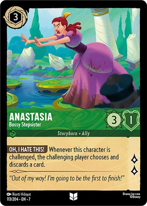 Image for Anastasia - Bossy Stepsister (113/204) (7) - Disney Lorcana