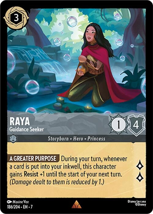 Image for Raya - Guidance Seeker (186/204) (7) - Disney Lorcana