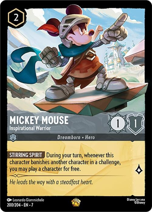 Mickey Mouse - Inspirational Warrior (200/204) (7)