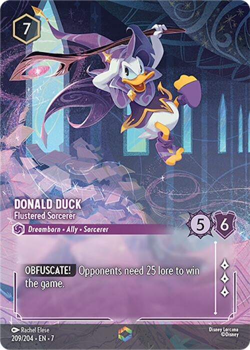Donald Duck - Flustered Sorcerer (Enchanted) (209/204) (7)