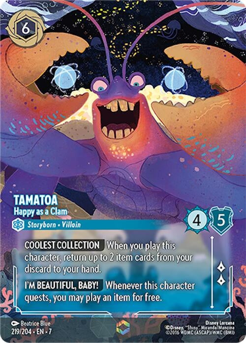 Tamatoa - Happy as a Clam (Enchanted) (219/204) (7)