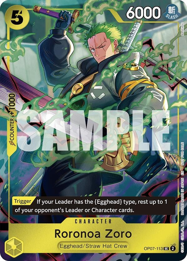 Roronoa Zoro (One Piece Day Dallas 2025) (OP07-113) (OP-PR)