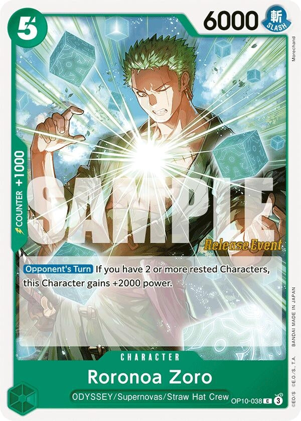 Roronoa Zoro (038) (OP10-038) (OP10 RE)