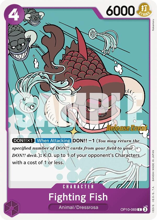 Image for Fighting Fish (OP10-069) (OP10 RE) - One Piece Card Game
