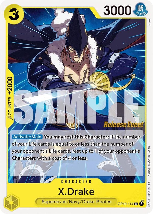 X.Drake (OP10-114) (OP10 RE)