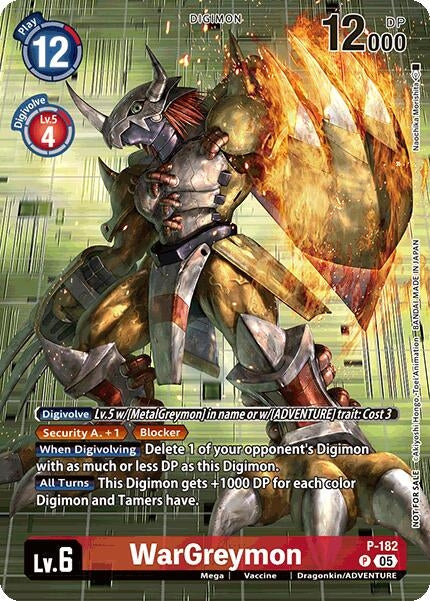 WarGreymon (BT-21: Illustration Celebration Pack) (P-182 P) (BT-21)