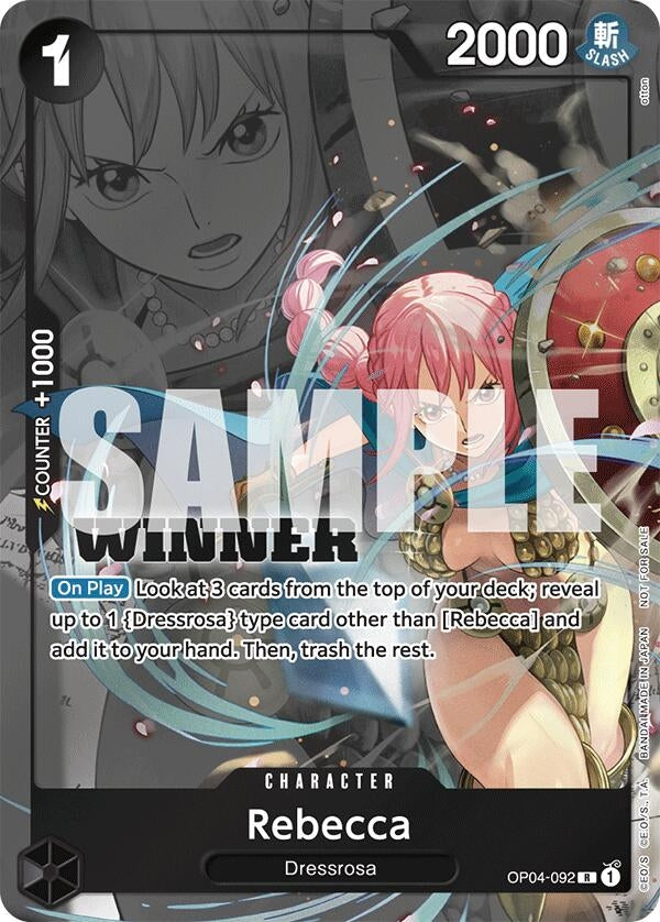 Rebecca (Winner Pack 2025 Vol. 2) (OP04-092) (OP-PR)