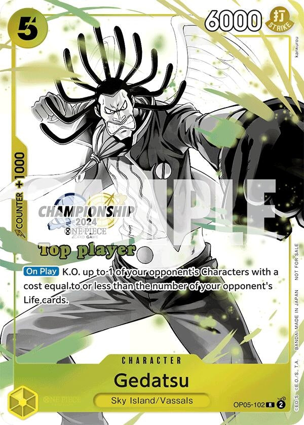 Gedatsu (Championship 2024 Top Player Pack Vol. 2) (OP05-102) (OP-PR)