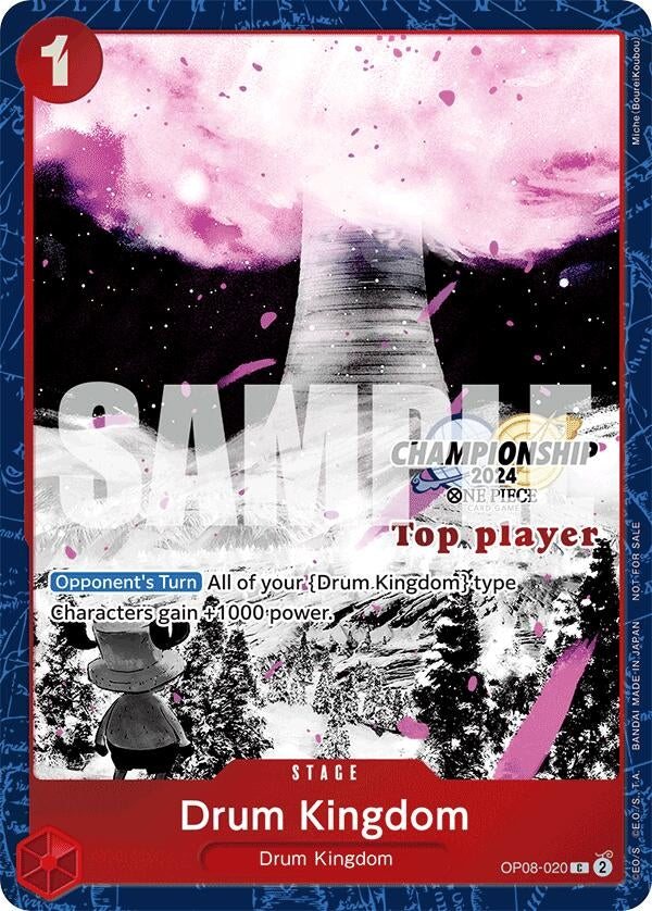Drum Kingdom (Championship 2024 Top Player Pack Vol. 2) (OP08-020) (OP-PR)