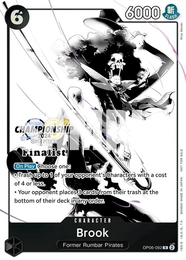 Brook (Championship 2024 Finalist Card Set Vol. 2) (OP06-092) (OP-PR)