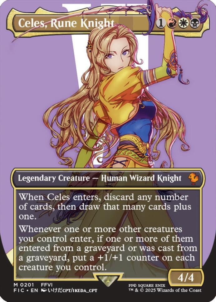 Celes, Rune Knight (Borderless) (201) (FIC)