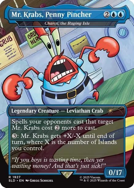 Mr. Krabs, Penny Pincher - Charix, the Raging Isle (1927) (SLD)