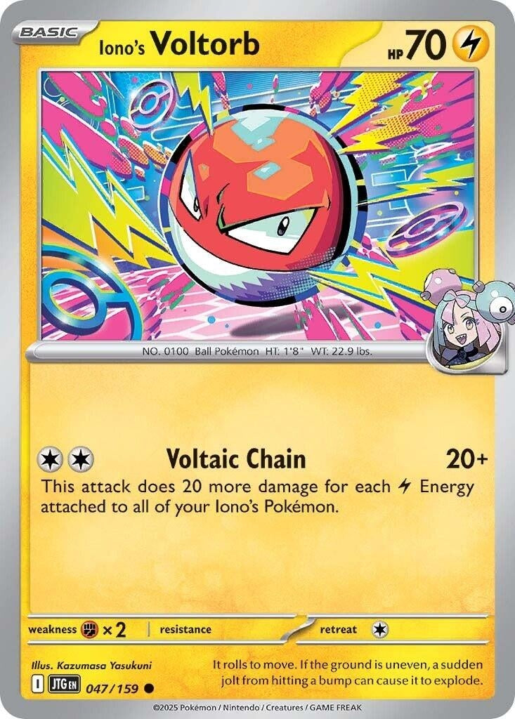 Iono's Voltorb (047/159) (JTG)