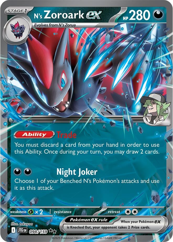 N's Zoroark ex (098/159) (JTG)