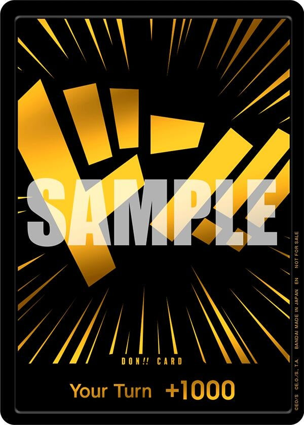 Image for DON!! Card (Black and Gold) (OP-PR) - One Piece Card Game