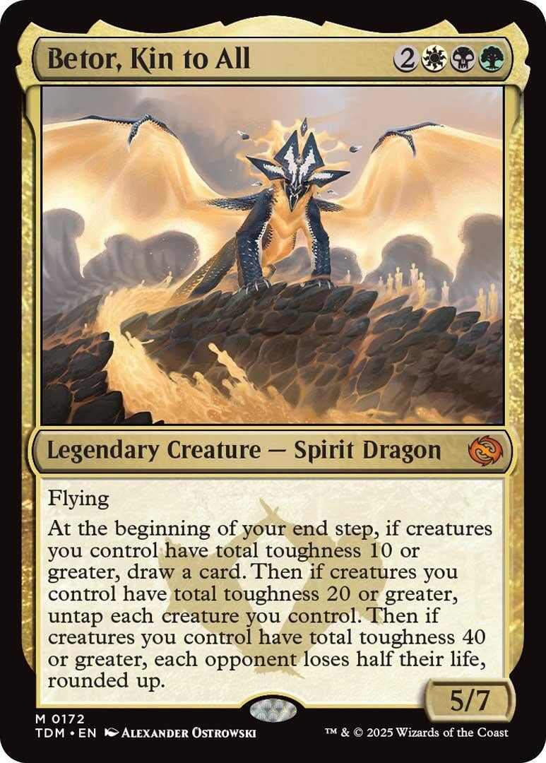 Image for Betor, Kin to All (172) (TDM) - Magic: The Gathering
