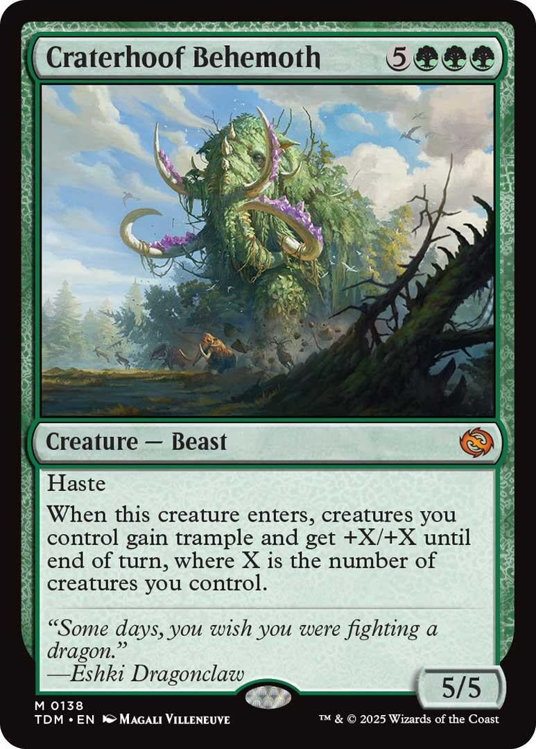 Craterhoof Behemoth (138) (TDM)
