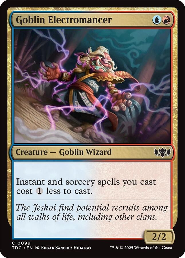 Image for Goblin Electromancer (99) (TDC) - Magic: The Gathering