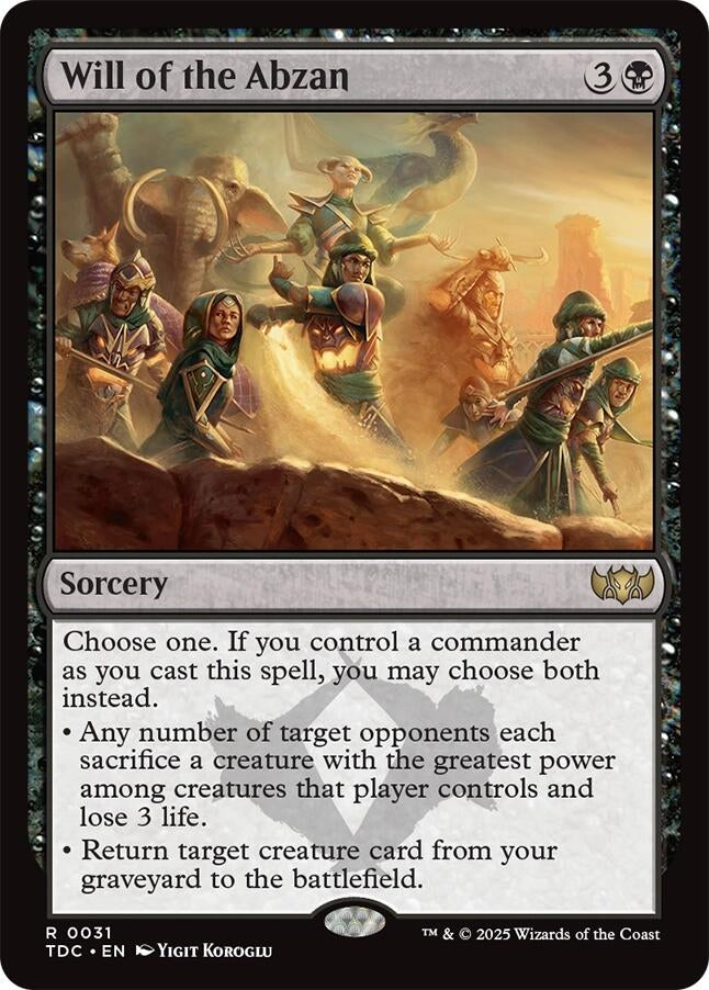 Will of the Abzan (31) (TDC)