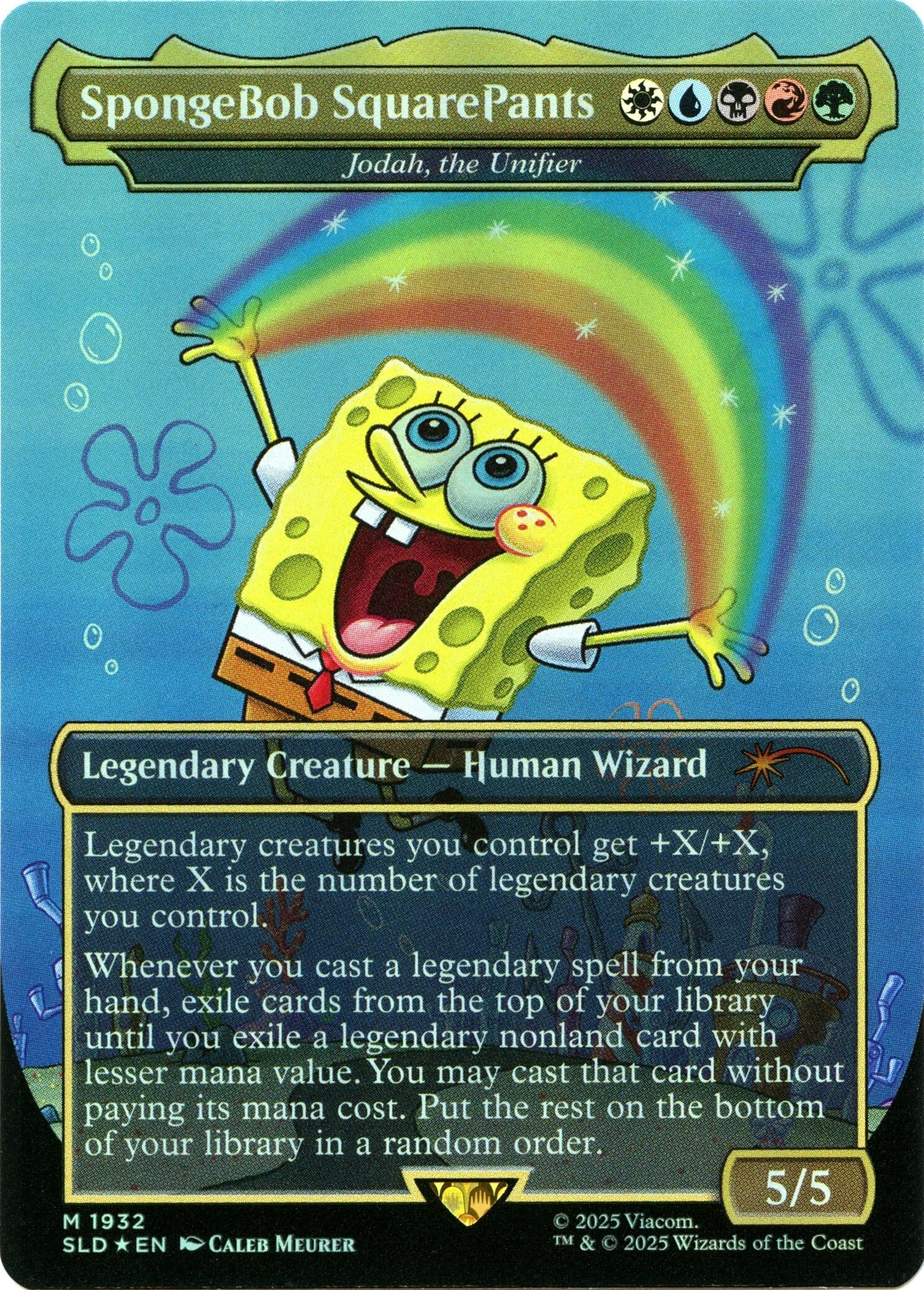 SpongeBob SquarePants - Jodah, the Unifier (Rainbow Foil) (1932) (SLD)