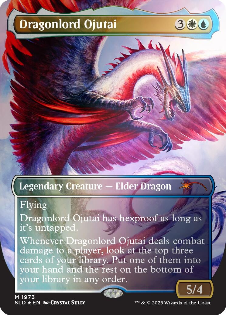 Dragonlord Ojutai (Rainbow Foil) (1973) (SLD)