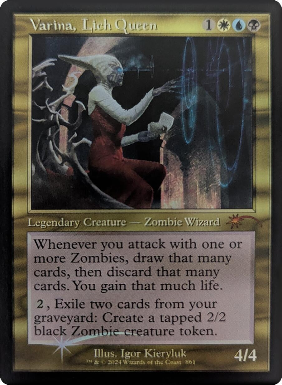 Varina, Lich Queen (Retro Frame) (861) (SLD)