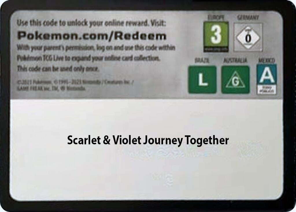 Code Card - Journey Together Booster Pack (JTG)