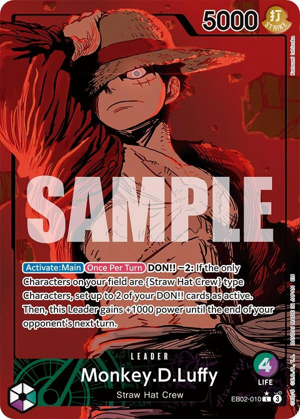 Monkey.D.Luffy (010) (Alternate Art) (EB02-010) (EB-02)
