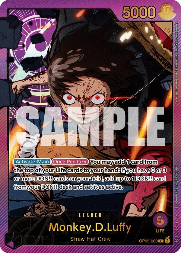 Monkey.D.Luffy (SP) (OP05-060) (EB-02)