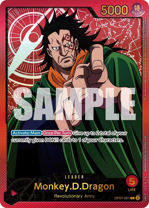 Monkey.D.Dragon (SP) (OP07-001) (EB-02)