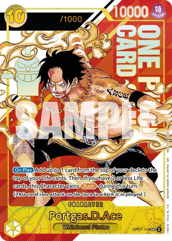 Portgas.D.Ace (Serial Numbered) (OP07-119) (OP-PR)