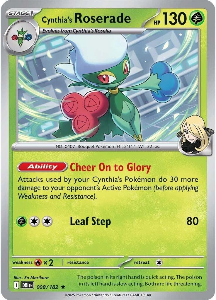Cynthia's Roserade (008/182) (DRI)