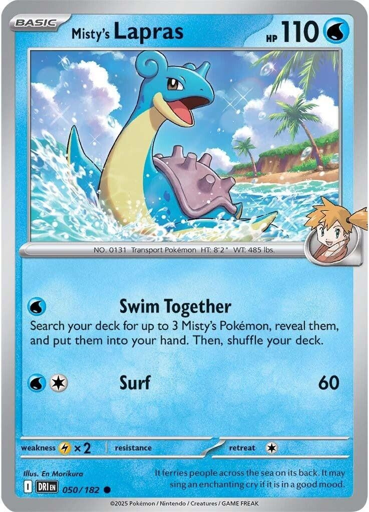 Misty's Lapras (050/182) (DRI)