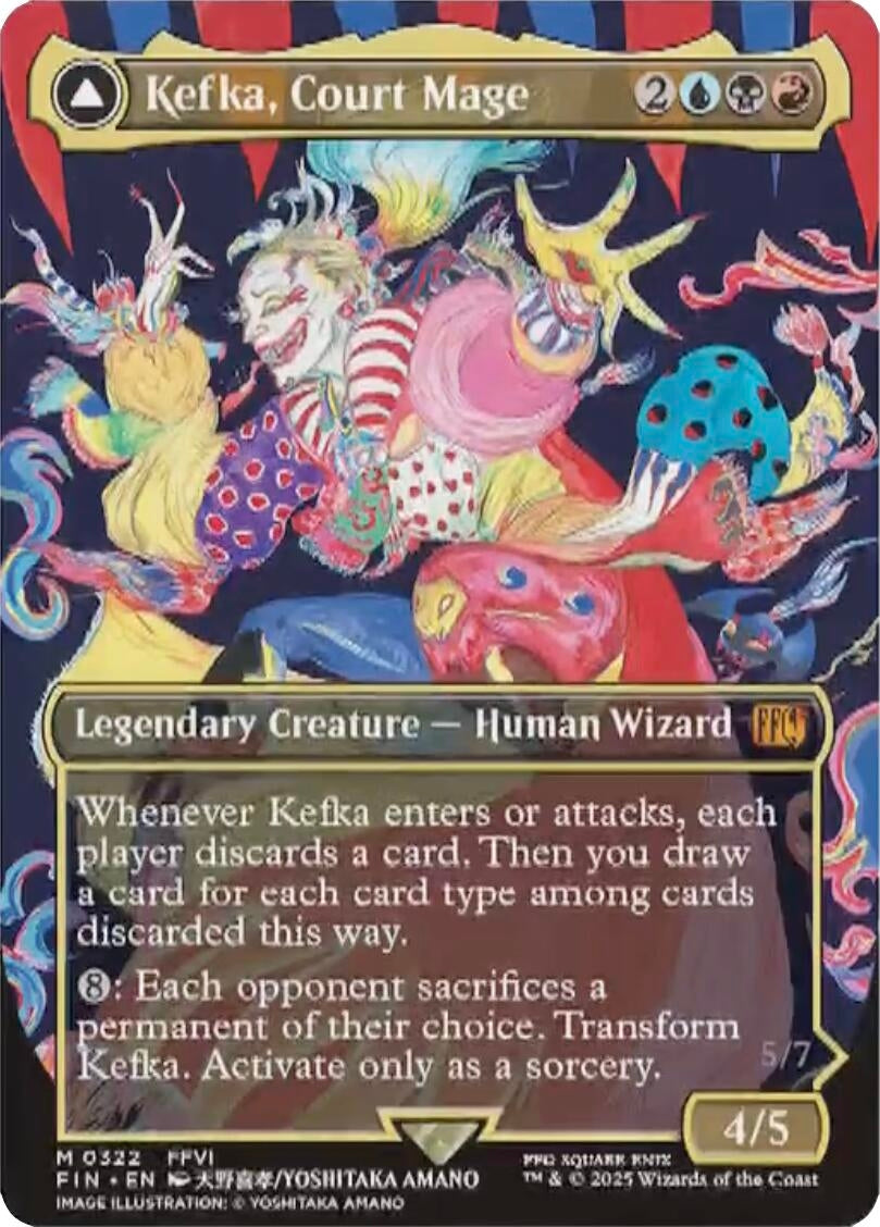 Kefka, Court Mage (0322) (Borderless) (322) (FIN)