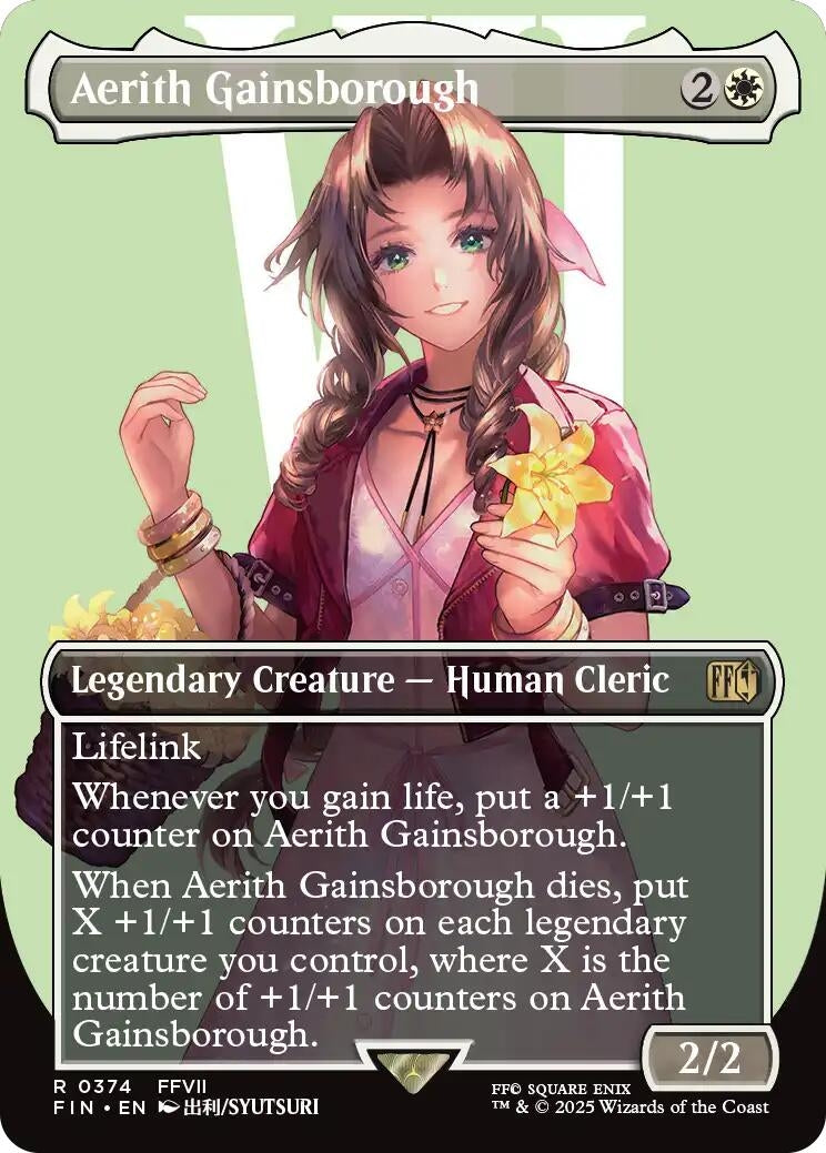 Aerith Gainsborough (Borderless) (374) (FIN)