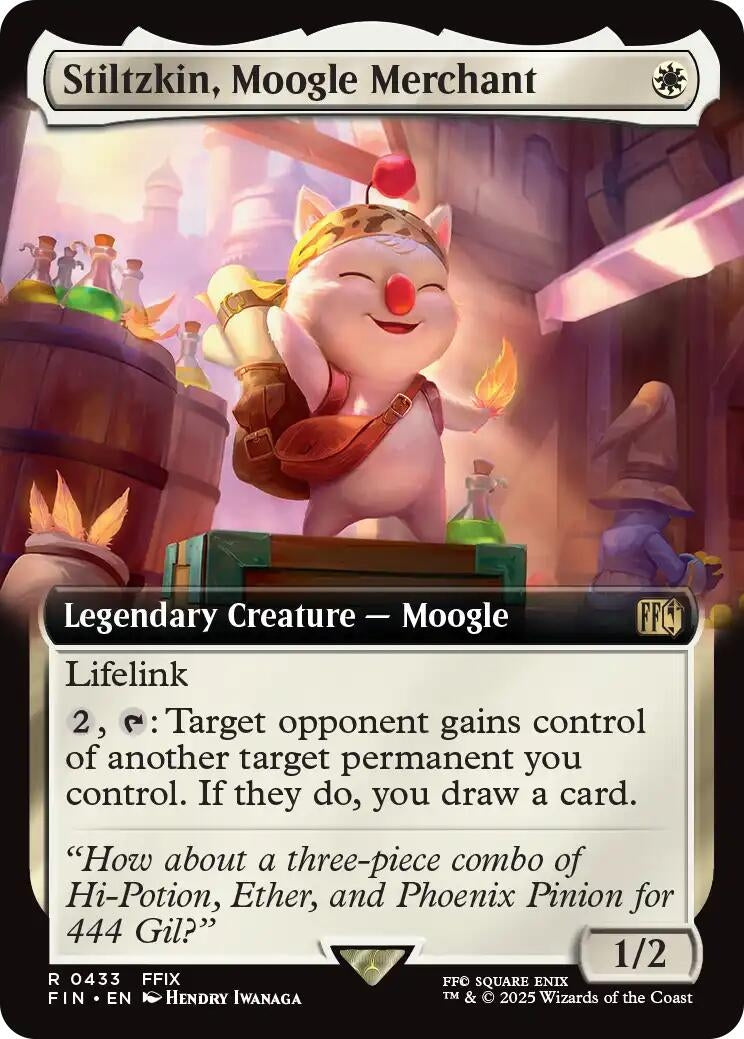 Stiltzkin, Moogle Merchant (Extended Art) (433) (FIN)