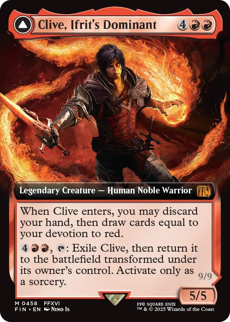 Clive, Ifrit's Dominant (Extended Art) (458) (FIN)
