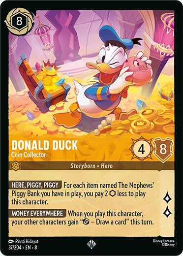 Donald Duck - Coin Collector (37/204) (8)