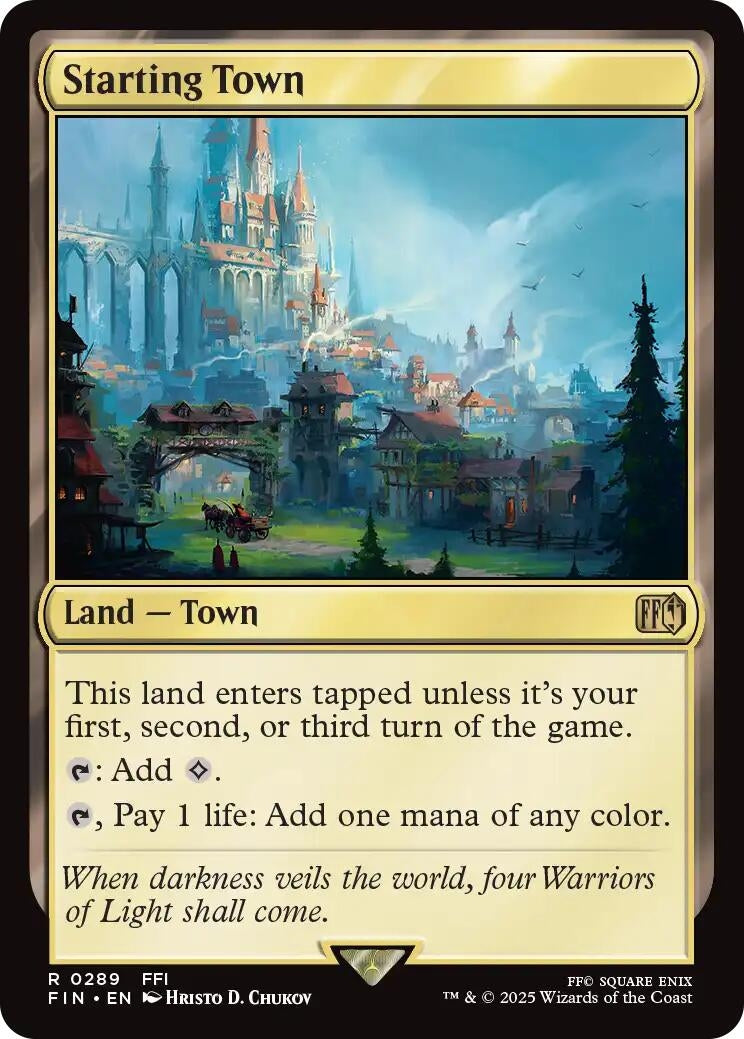 Sp Magic: The Gathering - Starting Town (289) (FIN)