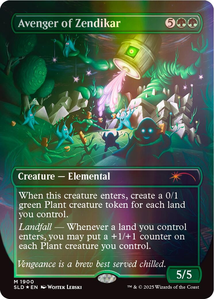 Avenger of Zendikar (Double Rainbow Foil) (1900) (SLD)