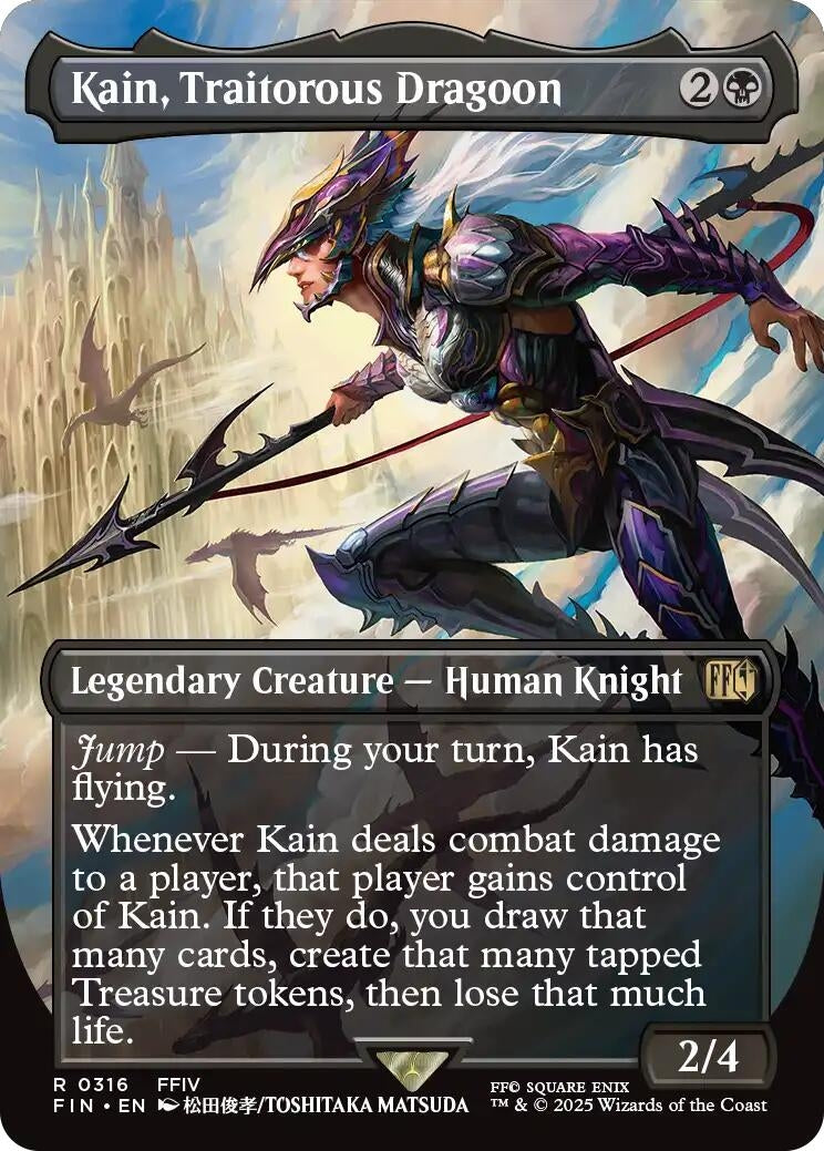 Kain, Traitorous Dragoon (Borderless) (316) (FIN)