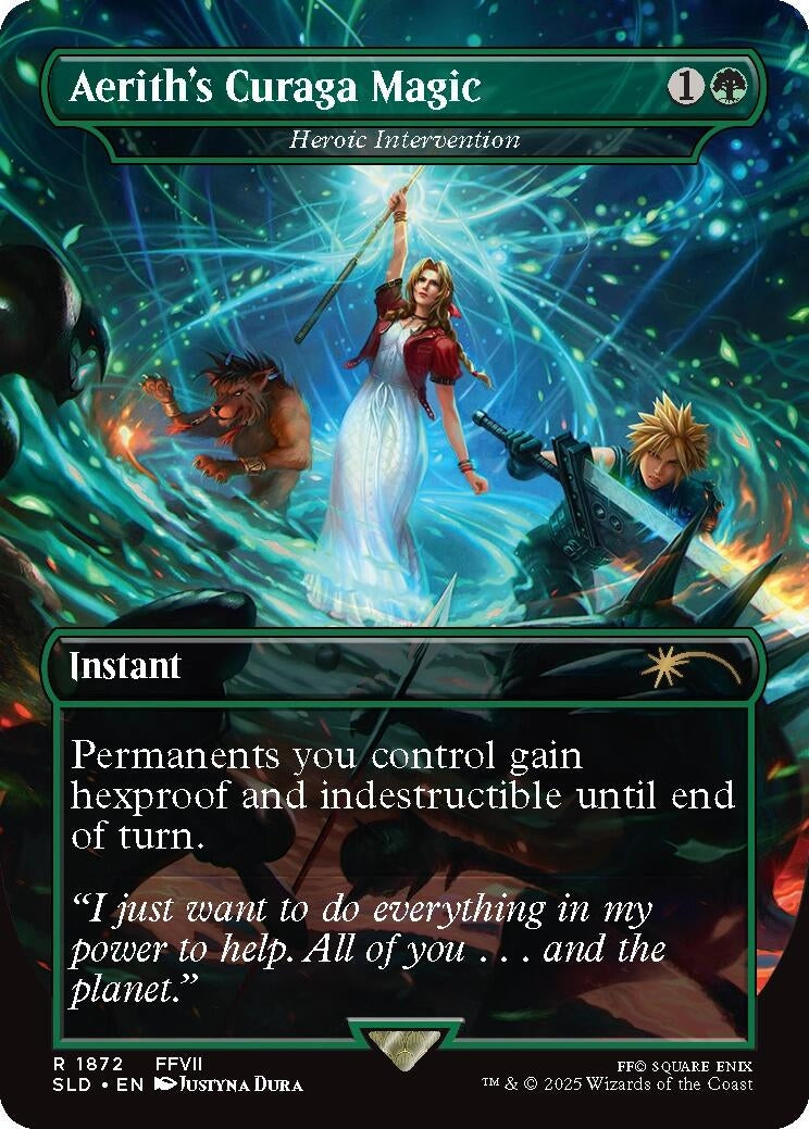 Aerith's Curaga Magic - Heroic Intervention (1872) (SLD)