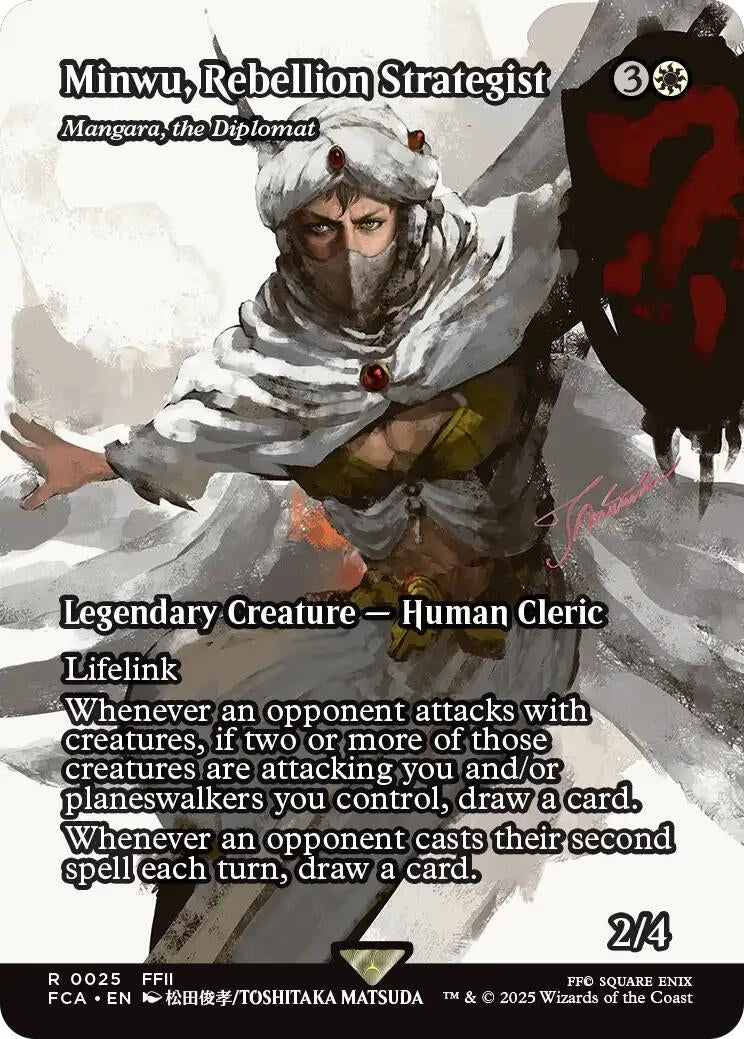 Minwu, Rebellion Strategist - Mangara, the Diplomat (Showcase) (25) (FCA)
